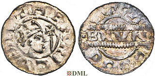 Денарий, Германия, Нижняя Лотарингия, Bruno III (1050-1057), м.д. Dokkum, Ilisch 2000, 21.19