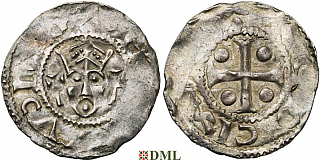 Денарий, Германия, Нижняя Лотарингия, Hendrik III (1039-1056), м.д. Zaltbommel, Ilisch 2000, 4.2