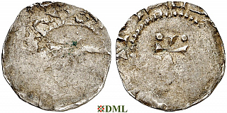 Денарий, Германия, Саксония, Heinrich II (1002-1024), м.д. Dortmund, Dbg. 752