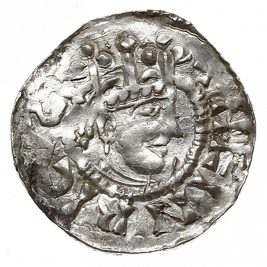 Денарий, Германия, Швабия, Heinrich II (1002-1024), м.д. Esslingen, Dbg. 951
