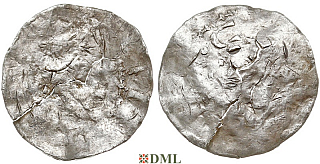 Денарий, Германия, Нижняя Лотарингия, Heinrich II (1002-1024), м.д. Maastricht?