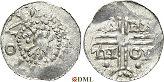 Денарий, Германия, Нижняя Лотарингия, Gf. Hermann (1020-1051), м.д. Emden, Dbg. 773