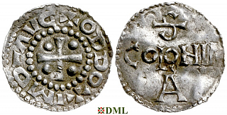 Денарий, Германия, Нижняя Лотарингия, Otto II (973-983), м.д. Koln, Dbg. 334