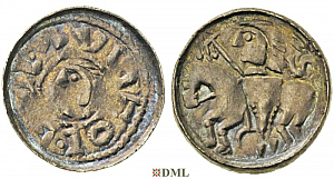 Денарий, Польша, Bolesław II (1058-1080)