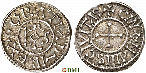 Денье, Каролинги, Charles le Chauve (840-877), м.д. Le Mans, Depeyrot 559