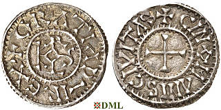 Денье, Каролинги, Charles le Chauve (840-877), м.д. Le Mans, Depeyrot 559