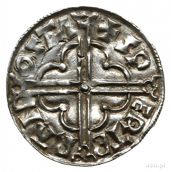 Денарий, Англия, Cnut  (1016-1035), м.д. Stamford, монетарий Svartbrandr, North 781