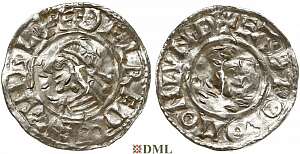 Денарий, Англия, Æthelred II (978-1016), м.д. London, монетарий Eadwold, North 777