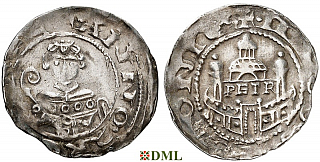Денарий, Германия, Нижняя Лотарингия, Anno II (1056-1075), м.д. Koln, Dbg. 