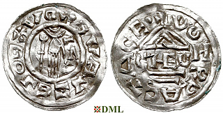 Денарий, Чехия, Boleslav II (972/973-999), м.д. Visegrad, Šmerda 1996, 50b