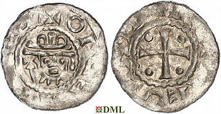 Денарий, Германия, Нижняя Лотарингия, Hermann (1059-1074), м.д. Jever, Dbg. 2020