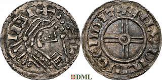 Денарий, Дания, Hardeknut (1035-1042), м.д. Lund, Hbg. 9