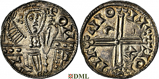 Денарий, Дания, Sven Estridsen (1047-1075), м.д. Lund, Hbg. 6