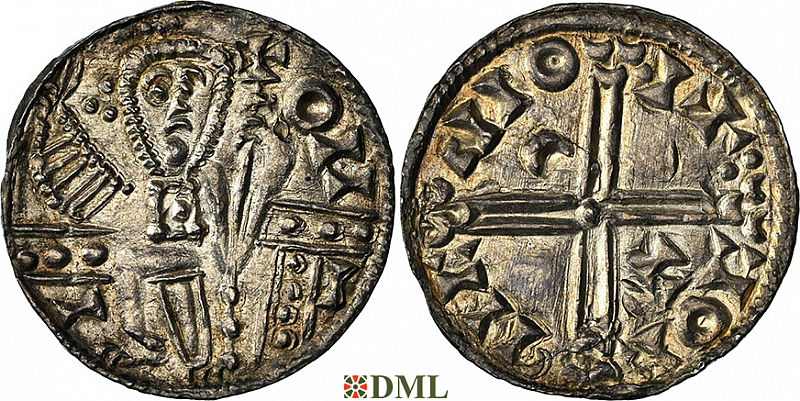 Денарий, Дания, Sven Estridsen (1047-1075), м.д. Lund, Hbg. 6