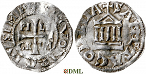 Денарий, Германия, Нижняя Лотарингия, Konrad II (1027-1039), Pilgrim (1027-1036), м.д. Koln, Dbg. 381
