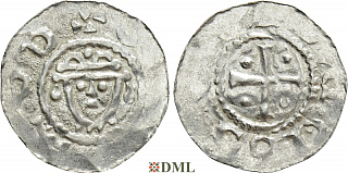 Денарий, Германия, Нижняя Лотарингия, Hermann (1059-1074), м.д. Jever, Dbg. 595