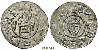 Денарий, Чехия, Богемия, Břetislav II (1092-1110), Šmerda 1996, 166