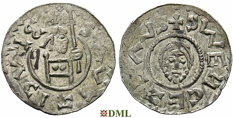 Денарий, Чехия, Богемия, Břetislav II (1092-1110), Šmerda 1996, 166