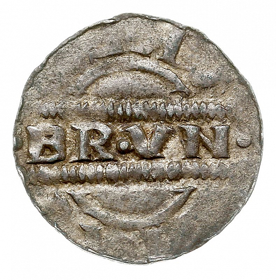 Денарий, Германия, Нижняя Лотарингия, Bruno III (1050-1057), м.д. Leeuwarden, Ilisch 2000, 21.14