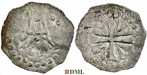 Денарий, Германия, Верхняя Лотарингия, Poppo (1016-1047), м.д. Trier, Dbg. 466
