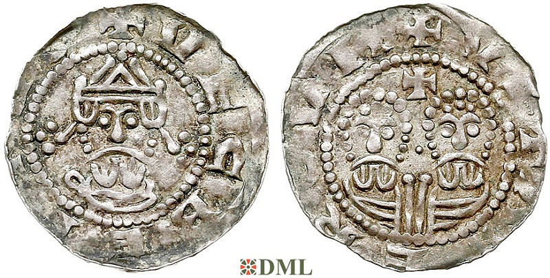 Денарий, Германия, Нижняя Лотарингия, Gf. Egbert II (1068-1090), м.д. Stavoren, Ilisch 2000, 22.