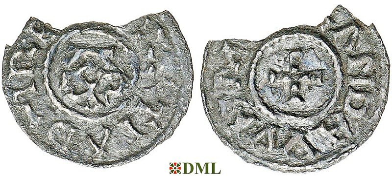 Денье, Каролинги, Charles II (843-877), м.д. Gent