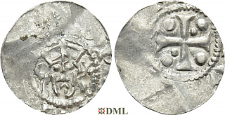 Денарий, Германия, Нижняя Лотарингия, Anonymous bishop, м.д. Zaltbommel, Ilisch 2000, 4.14