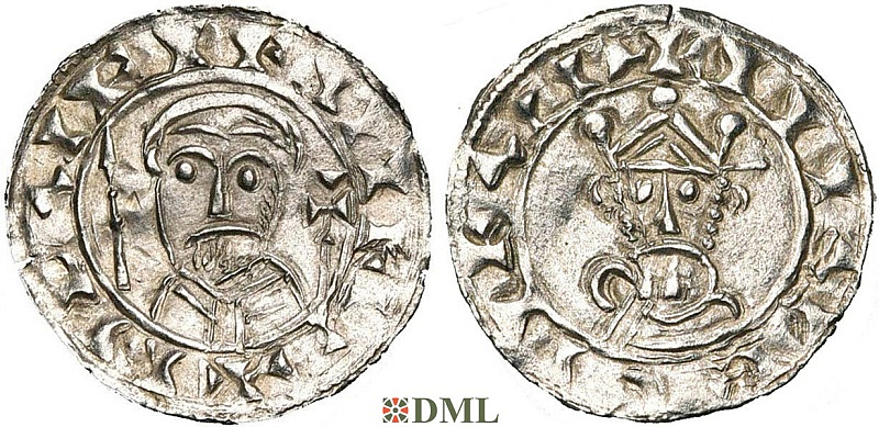 Денарий, Германия, Нижняя Лотарингия, B. Wilhelm (1054-1076), м.д. Groningen, Ilisch 2000 18.15