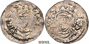 Денарий, Германия, Швабия, Heinrich III (1046-1056), м.д. Strassburg, Dbg. 709