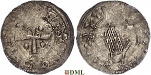 Денарий, Германия, Швабия, Konrad II (1024-1039), м.д. Esslingen, Dbg. ?