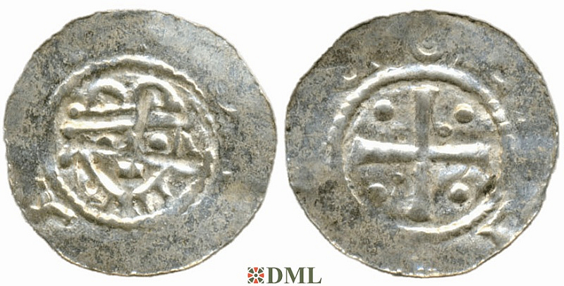 Денарий, Германия, Нижняя Лотарингия, Hermann (1059-1074), м.д. Jever, Dbg