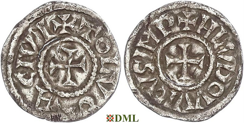 Денье, Каролинги, Louis le Pieux (814-840), м.д. Toulouse, Depeyrot 996
