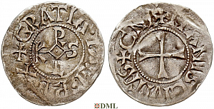 Денье, Каролинги, Charles le Chauve (840-877), м.д. Le Mans, Depeyrot 559