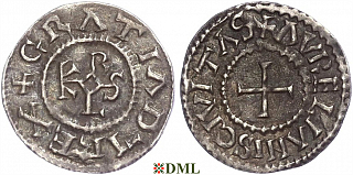 Денье, Каролинги, Charles le Chauve (840-877), м.д. Orléans, Depeyrot 727