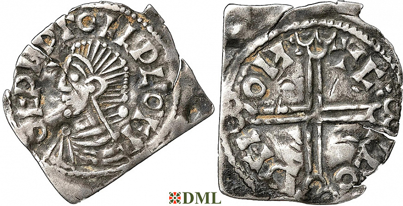 Денарий, Швеция, Olaf Skötkonung (995-1021), м.д. Sigtuna, Malmer -:-