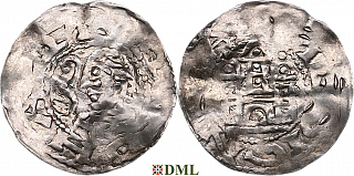 Денарий, Германия, Франкония, Rudhard (1089-1109), м.д. Mainz, Dbg. 815