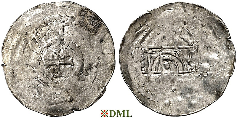Денарий, Германия, Швабия, Anonymous bishop, м.д. Basel, Dbg. 2157