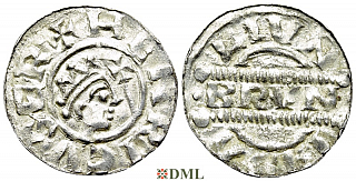 Денарий, Германия, Нижняя Лотарингия, Bruno III (1050-1057), м.д. Leeuwarden, Ilisch 2000, 21.14