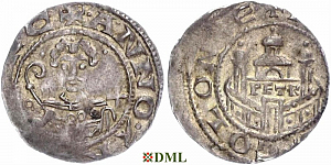 Денарий, Германия, Нижняя Лотарингия, Anno II (1056-1075), м.д. Koln, Dbg. 398