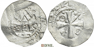 Денарий, Германия, Саксония, Anonymous bishop, м.д. Magdeburg, Dbg 1775