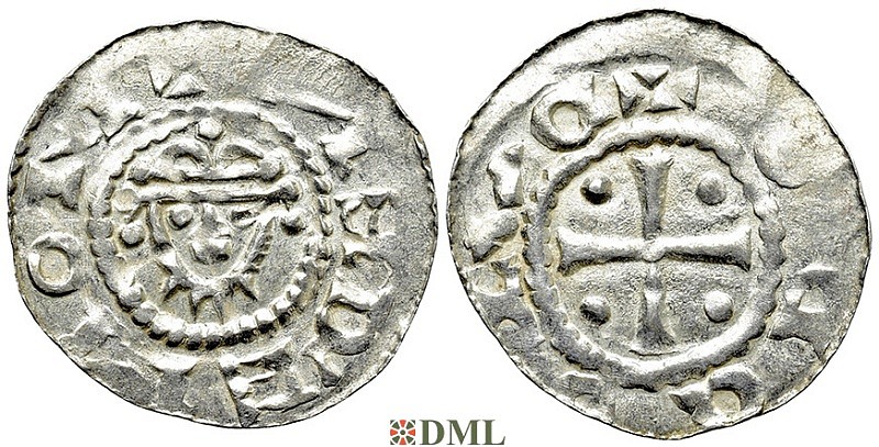 Денарий, Германия, Нижняя Лотарингия, Hermann (1059-1074), м.д. Jever, Dbg 596