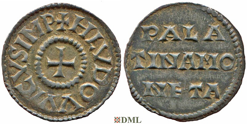 Денье, Каролинги, Louis the Pious (814-840), м.д. ?