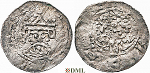 Денарий, Германия, Нижняя Лотарингия, Egbert II (1068-1090), м.д. Friesland (unknown mints), Ilisch 2000, -