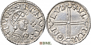 Денарий, Дания, Hardeknut (1035-1042), м.д. Lund, Hbg. 28