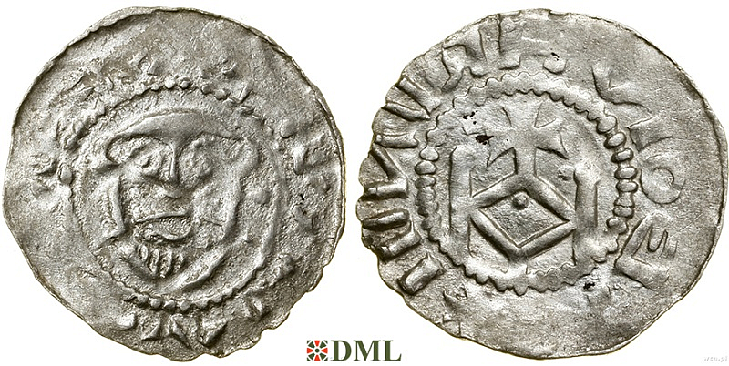 Денарий, Германия, Нижняя Лотарингия, Anonymous bishop, Umkreis von Emden, Dbg. 1311