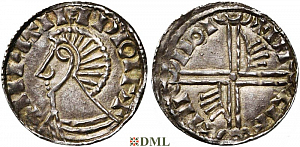 Денарий, Ирландия, Phase III (1035-1060), м.д. Dublin