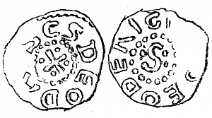 Денарий, Германия, Верхняя Лотарингия, Dietrich I (984-1027), Dbg. 2