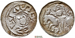 Денарий, Польша, Bolesław II (1058-1080)
