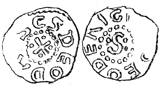 Денарий, Германия, Верхняя Лотарингия, Dietrich I (984-1027), Dbg. 2