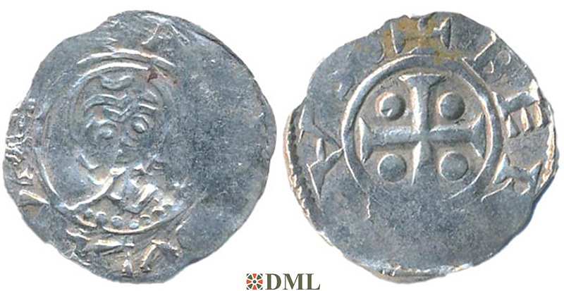 Денарий, Германия, Нижняя Лотарингия, B. Bernold (1046-1054), м.д. Deventer